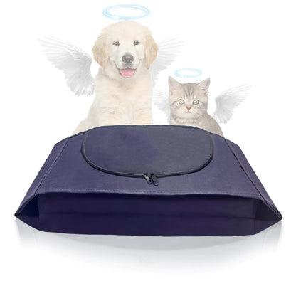 VDKO Pet Burial，Eco Friendly Pet Body Bag，Pet Burial Box for Every Breed Size， Pet Casket for Burial and Cremation (S)